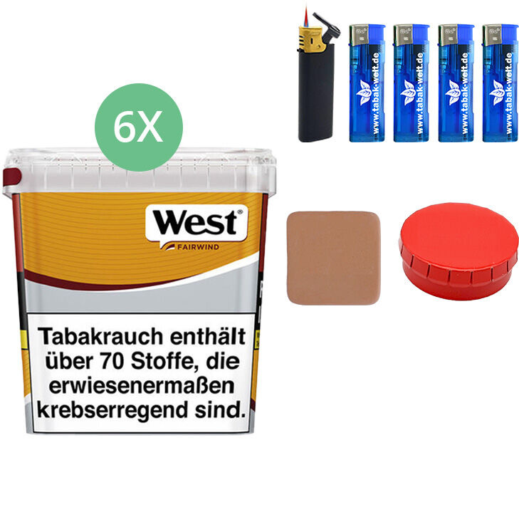 6 x West yellow-eimer-asce-stein